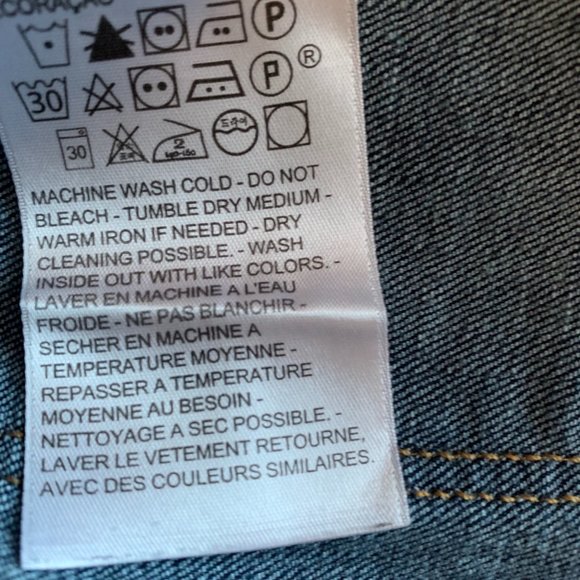 Levi's Classic Straight Leg Dark Wash 12Long - Picture 7 of 9